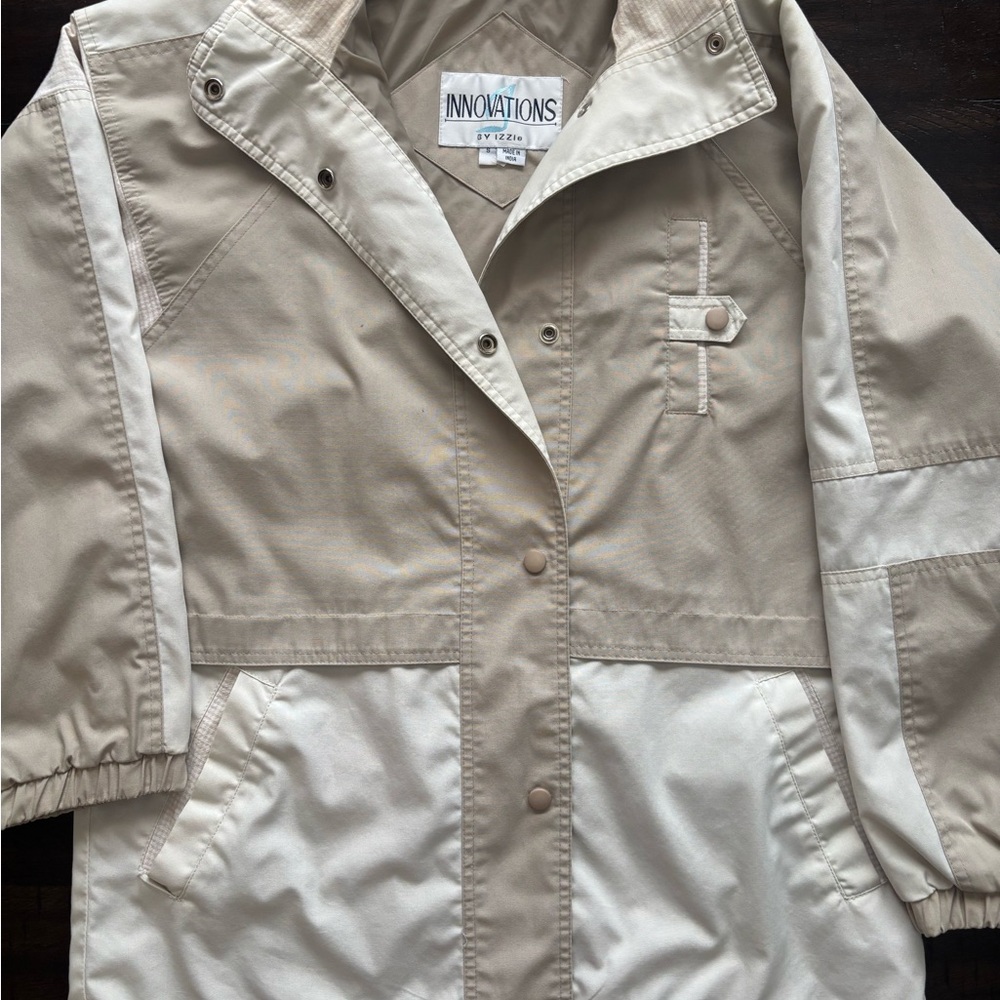 Innovations Women's Tan and Cream Utility Jacket